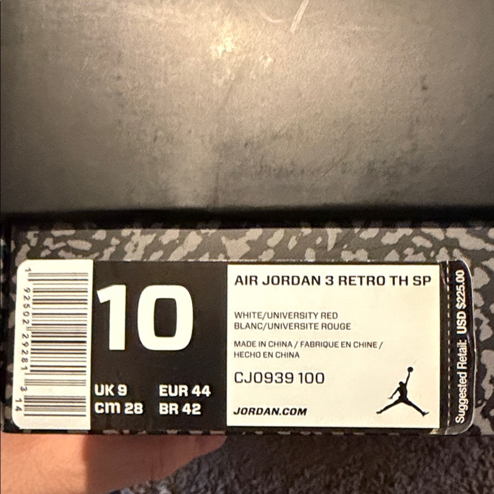 Air Jordan 3 Retro Tinker University Red - Picture 2 of 8
